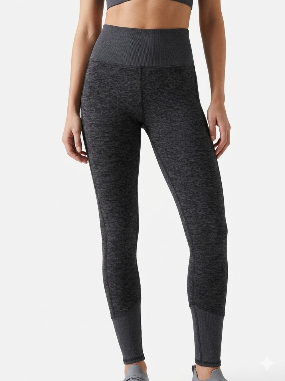 Alo Yoga Alosoft Lounge Leggings Gray Space Dye S Elevated Casual Minimalist